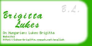 brigitta lukes business card